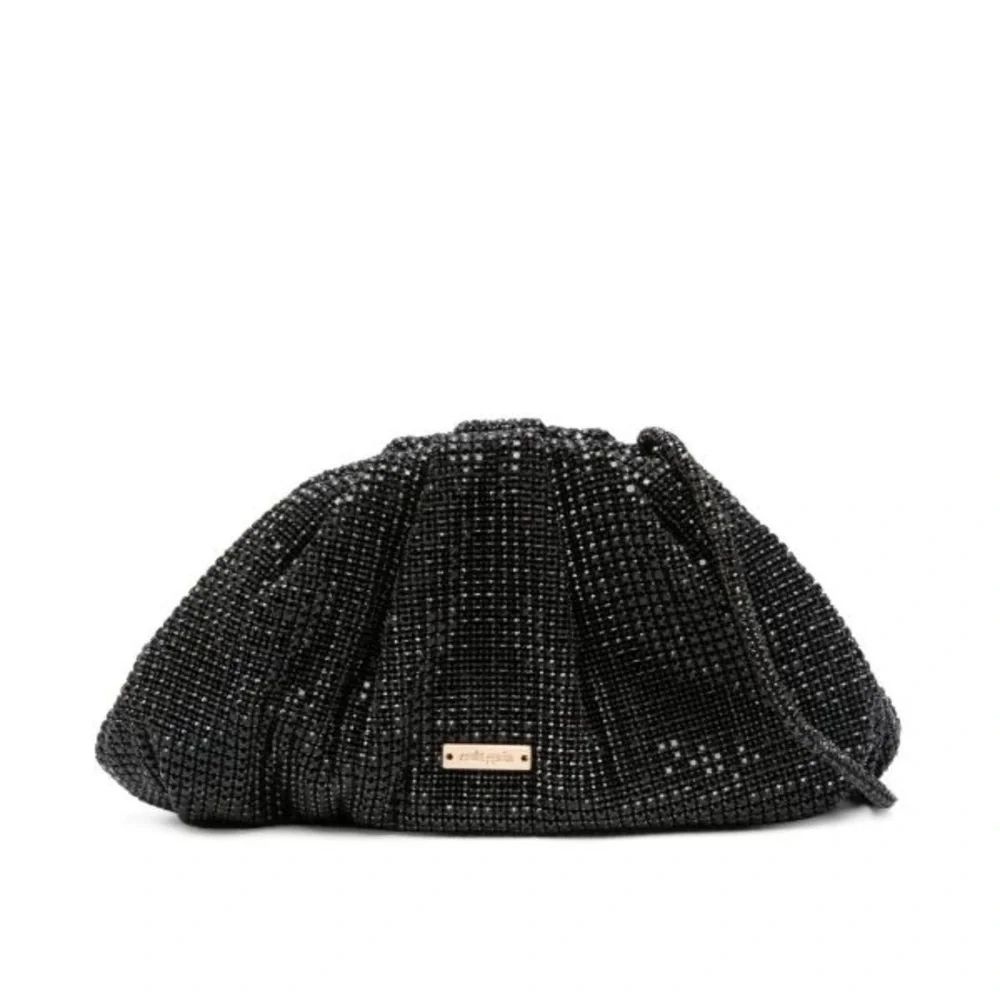 Cult Gaia Jaala crystal-embellished black clutch/crossbody Excellent Condition - Picture 2 of 5